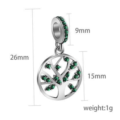 1 Piece Stainless Steel Zircon Letter Palm Mushroom