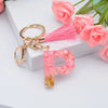 Fashion Letter Plastic Epoxy Keychain 1 Piece