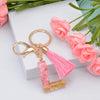 Fashion Letter Plastic Epoxy Keychain 1 Piece