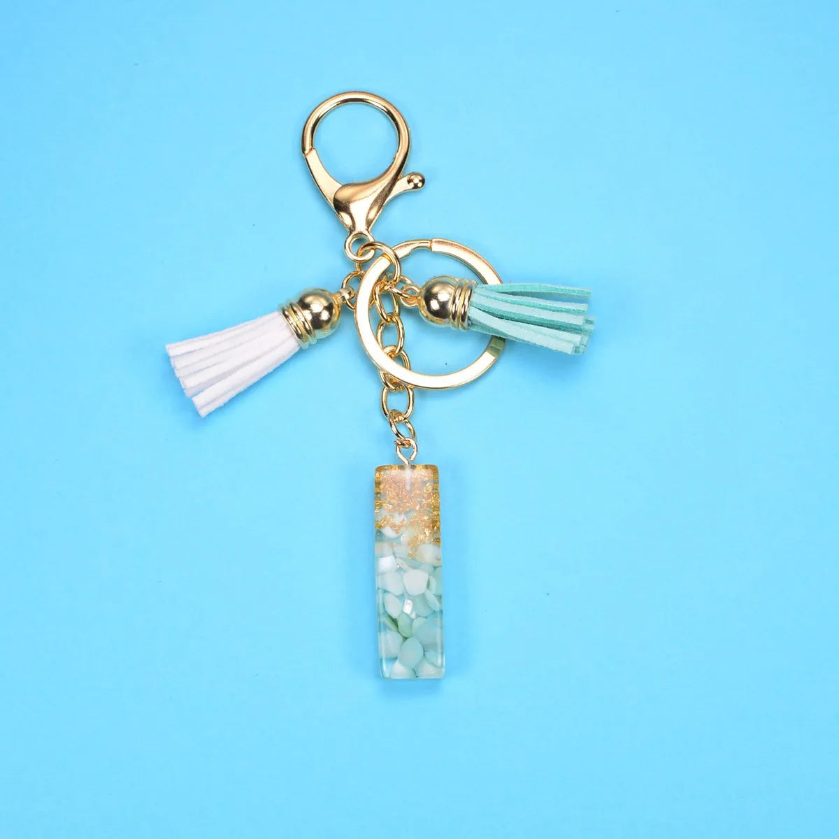 Fashion Letter Resin Unisex Bag Pendant Keychain