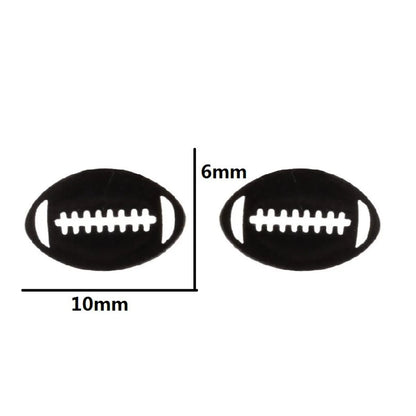 Fashion Letter Skates Ball Stainless Steel Plating Ear Studs 1 Pair