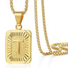 Fashion Letter Stainless Steel Plating Pendant Necklace 1 Piece