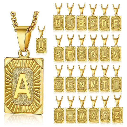 Fashion Letter Stainless Steel Plating Pendant Necklace 1 Piece