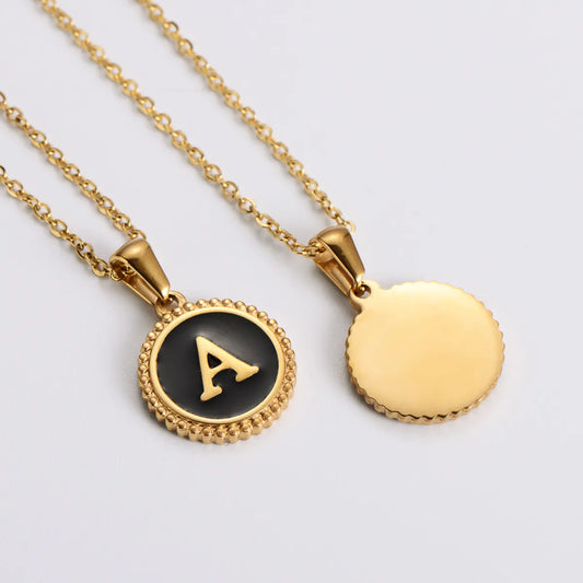 Fashion Letter Stainless Steel Plating Pendant Necklace