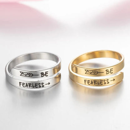 Wholesale Jewelry Fashion Letter 201 Stainless Steel 18K Gold Plated Rings