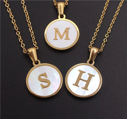 Fashion Letter Stainless Steel Titanium Steel Chain Pendant Necklace 1 Piece