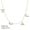 Fashion Letter Star 304 Stainless Steel Plating Gold Plated Women'S Pendant Necklace