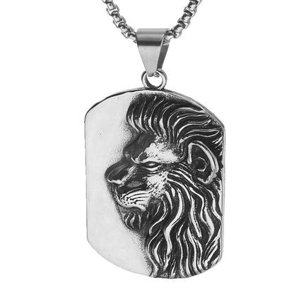 Fashion Lion Head Alloy Necklace Wholesale