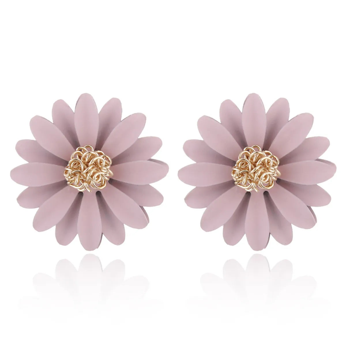 Fashion Little Daisy Multicolor Sun Flower Painted Earrings