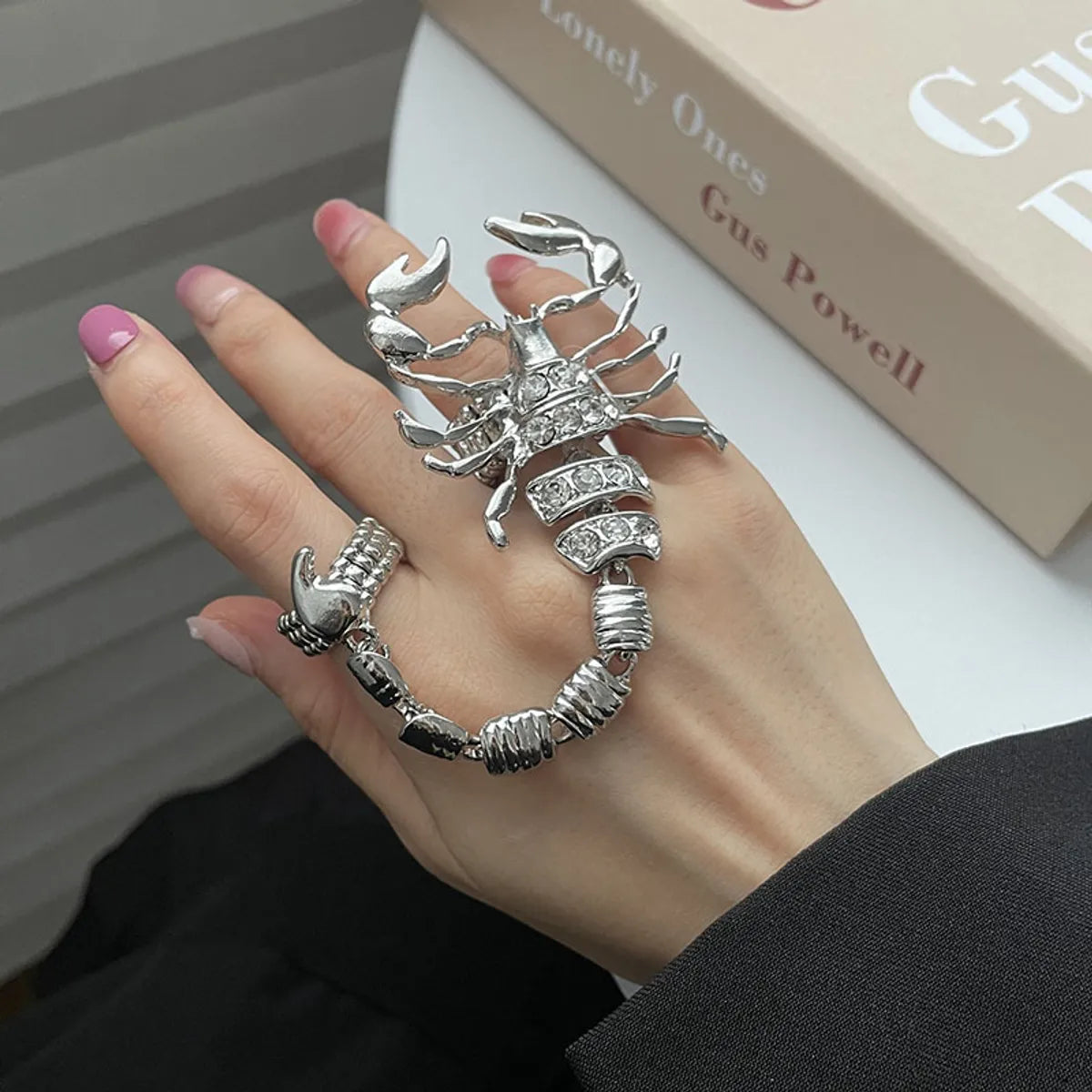 Fashion Lobster Alloy Rhinestone Women's Rings