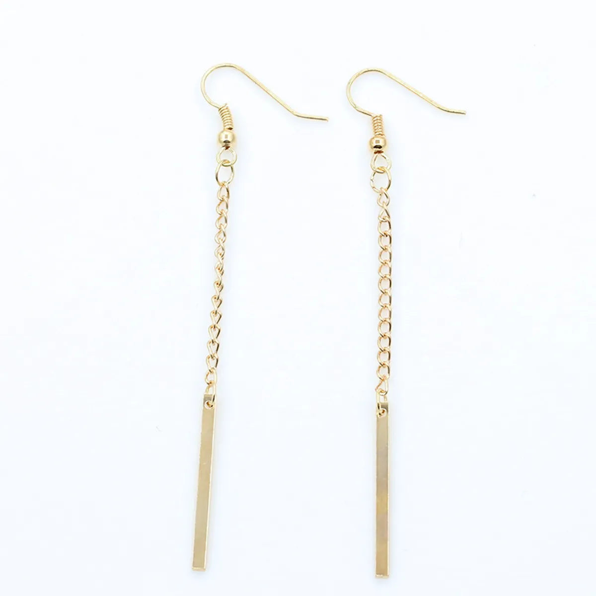 Fashion Water Droplets Plating Alloy No Inlaid Earrings