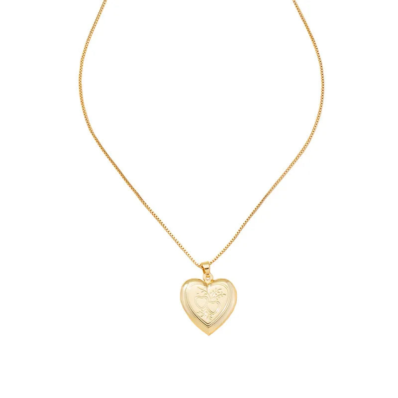 Fashion Love Pendant Necklace Heart Clavicle Chain