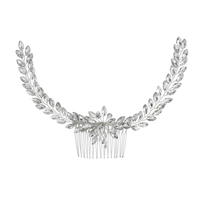 Fashion Luxury Rhinestone Hand-Inserted Hair Comb Wholesale