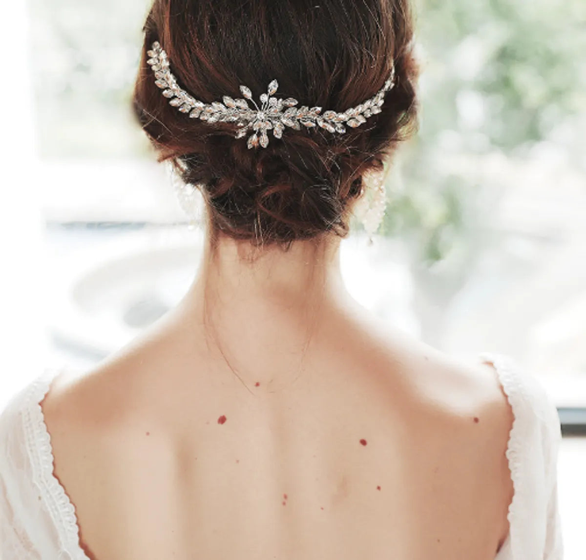 Fashion Luxury Rhinestone Hand-Inserted Hair Comb Wholesale