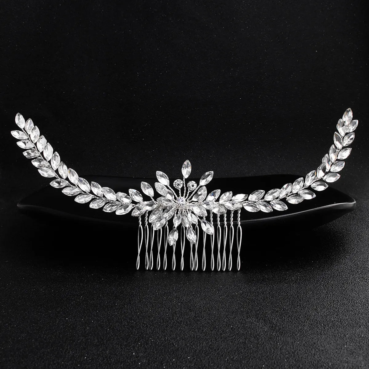 Fashion Luxury Rhinestone Hand-Inserted Hair Comb Wholesale