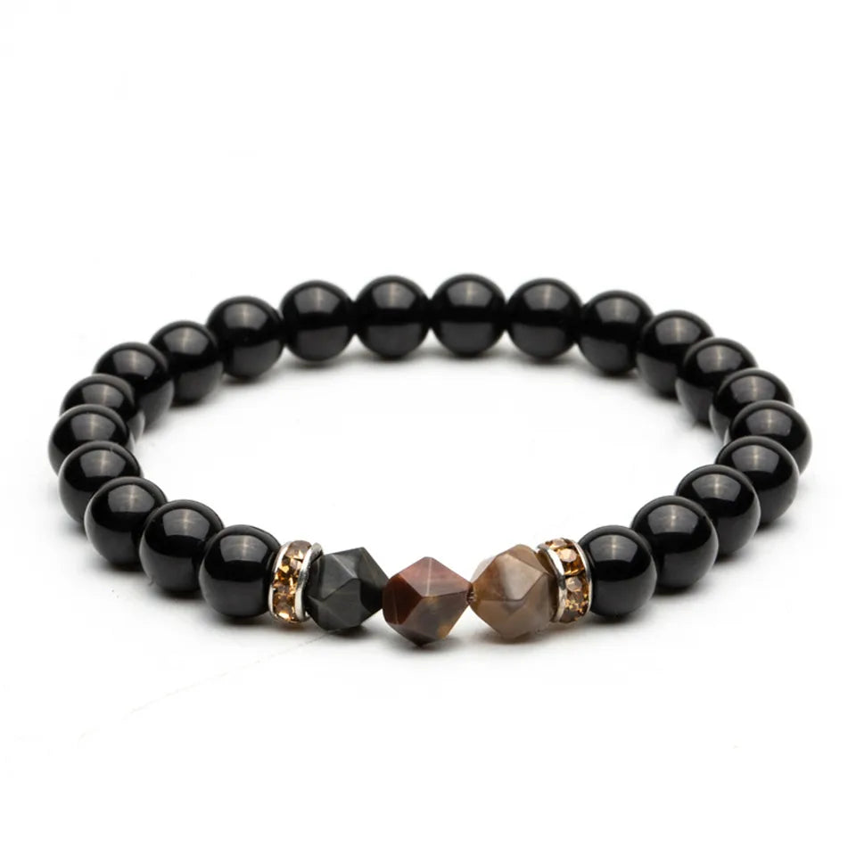 Fashion Men'S Bracelet Stone Handmade Beaded Bracelets Wholesale