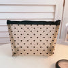 Fashion Mesh Cosmetic Bag Storage Bag Simple Large-Capacity Portable Cosmetic Storage Bag