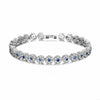 Fashion Micro-Inlaid Copper Platinum-Plated Zircon Bracelet