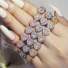 Fashion Micro-Inlaid Copper Platinum-Plated Zircon Bracelet