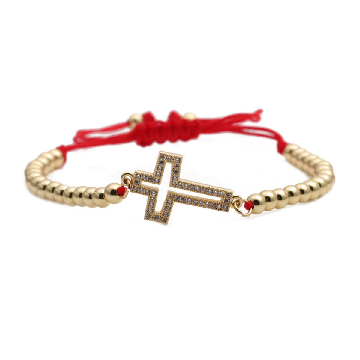 Fashion Micro-Inlaid Zircon Cross Bracelet