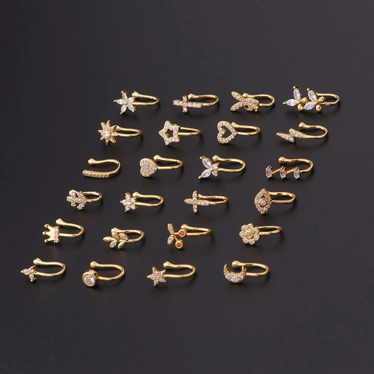 Fashion U Shape Copper Plating Nose Ring