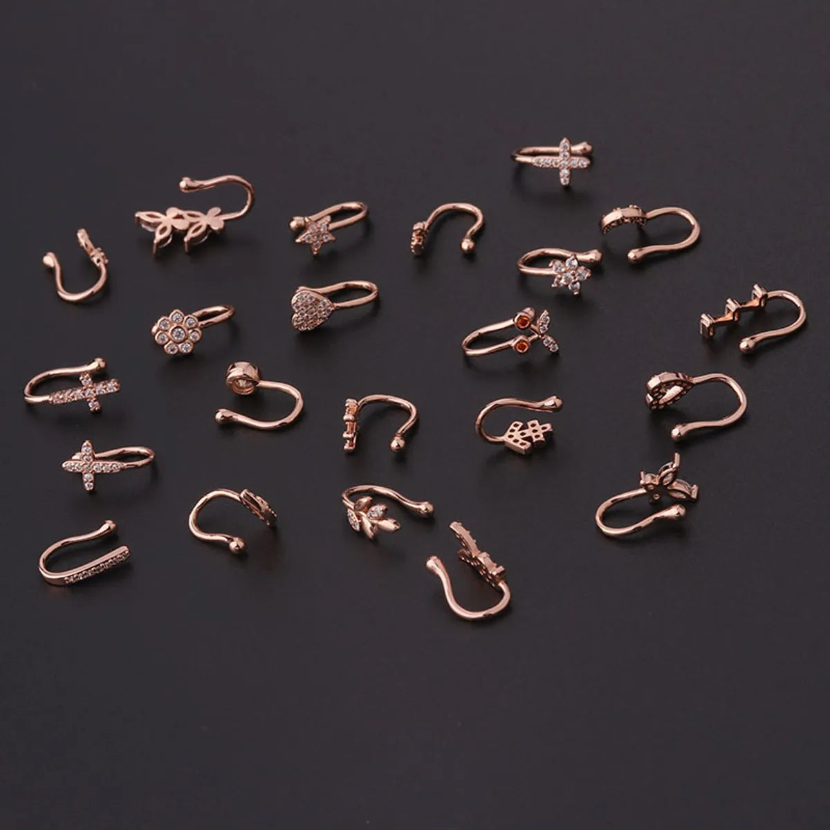 Fashion U Shape Copper Plating Nose Ring