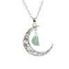 Fashion Moon Alloy Handmade Hollow Out Women'S Pendant Necklace 1 Piece