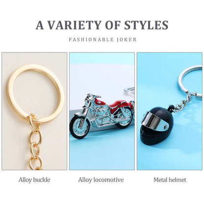 Fashion Motorcycle Alloy Plating Bag Pendant Keychain 1 Piece