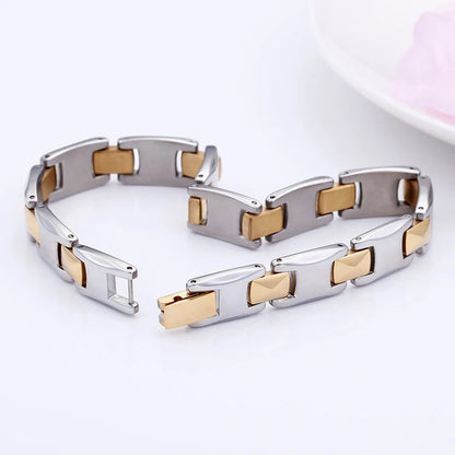 Fashion Multi-color Optional Couple Stainless Steel Bracelets Wholesale