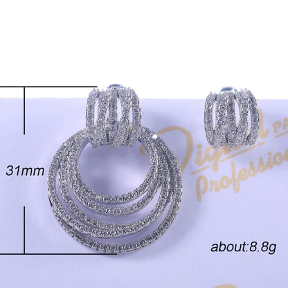 Fashion Multi-layer Circle Earrings Trend Ear Jewelry Wholesale