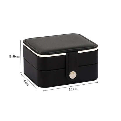 Fashion Multi-Layer Portable Jewelry Storage Box10.7*6*9cm