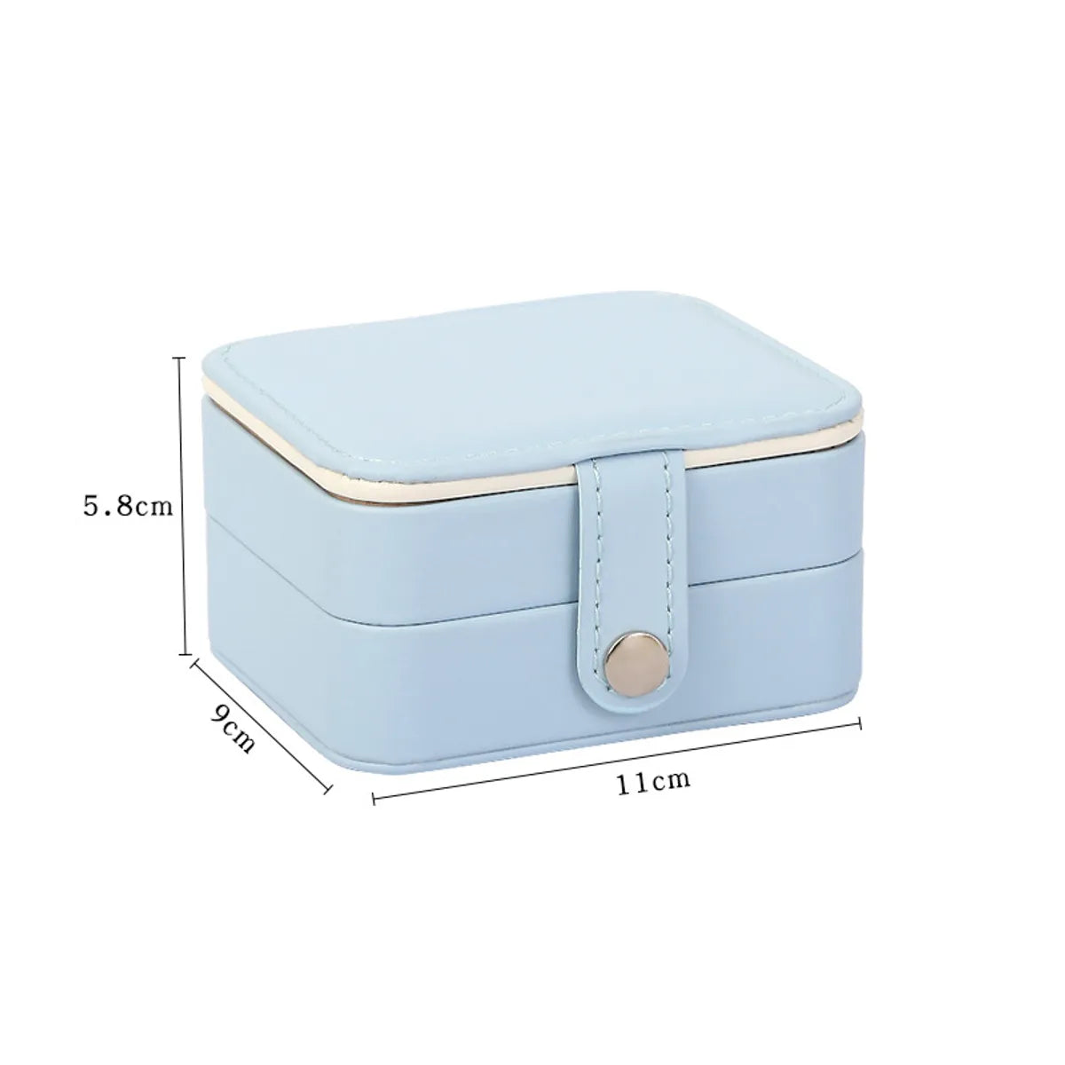 Fashion Multi-Layer Portable Jewelry Storage Box10.7*6*9cm