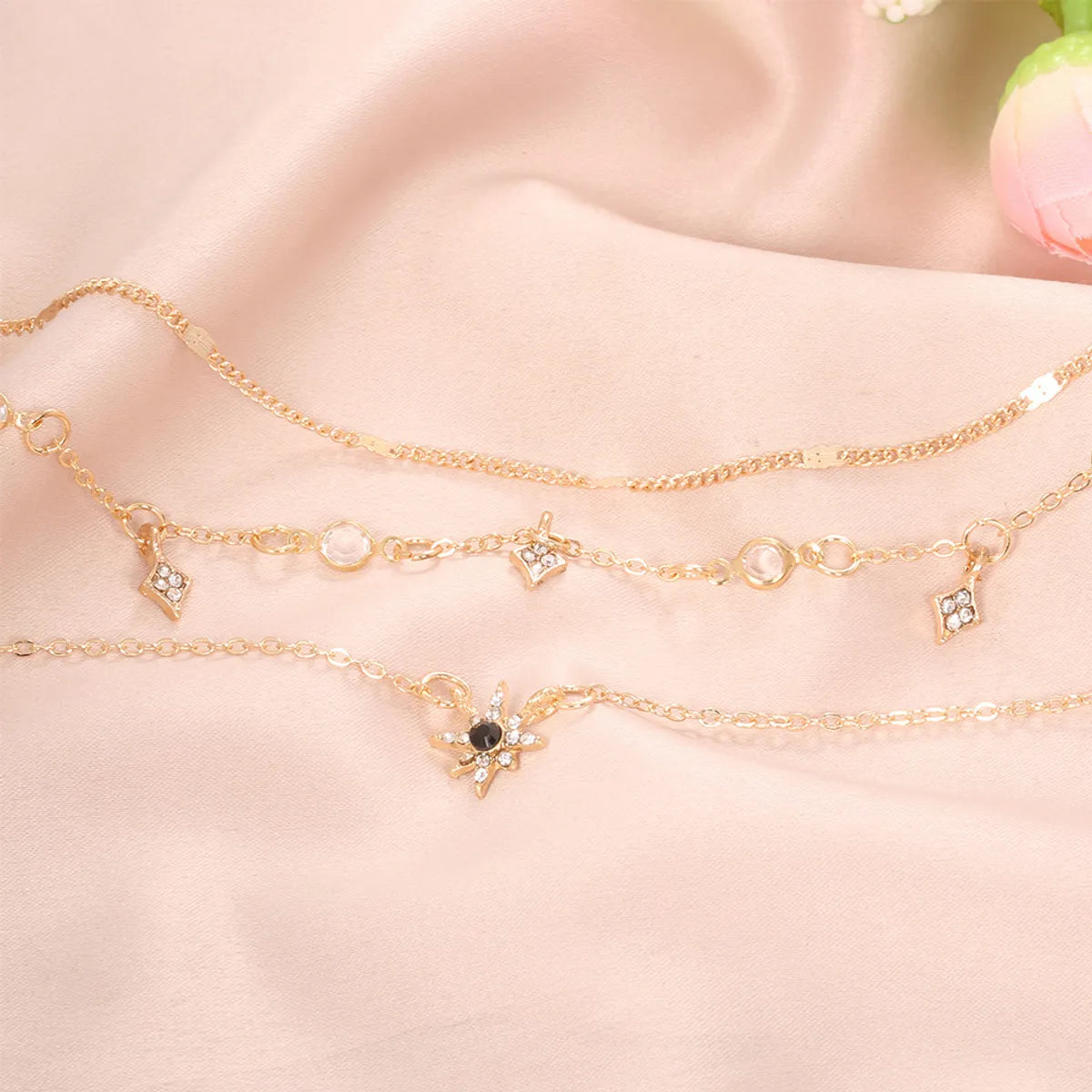 Fashion Multi-Layer Star Pendant Necklace