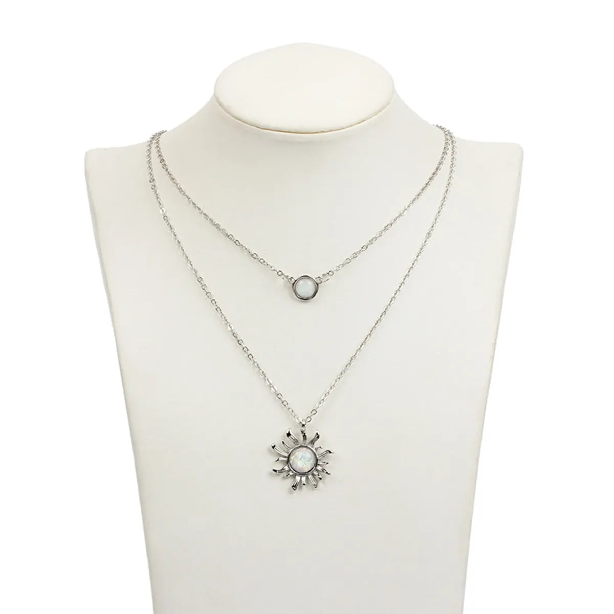 Fashion Multi-Layer Sunflower Women'S Necklace Wholesale