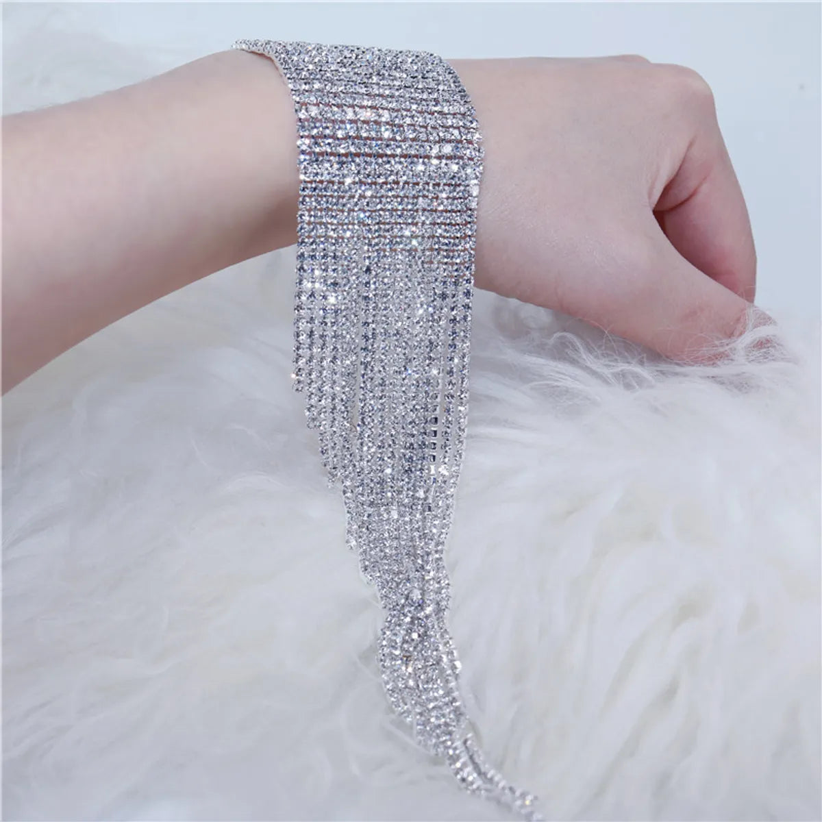 Ethnic Style Rhinestone Diamond No Inlaid Women's Bracelets