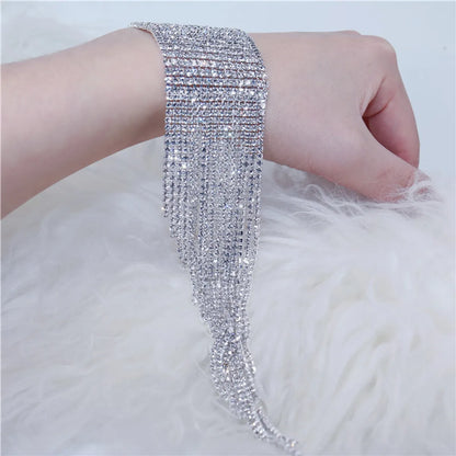 Ethnic Style Rhinestone Diamond No Inlaid Women's Bracelets