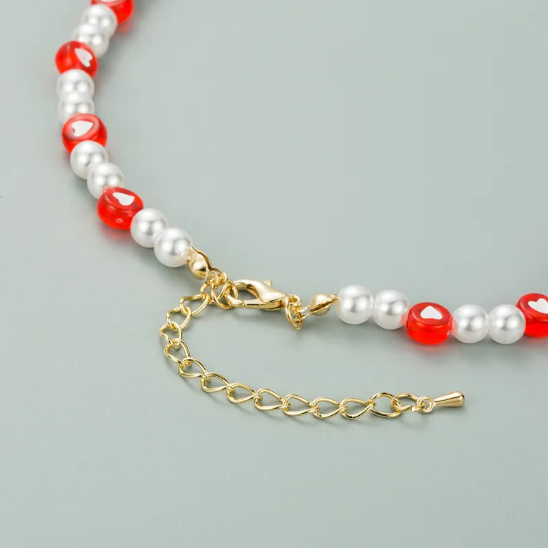 Fashion New Creative Heart-Shaped Smile Face Necklace