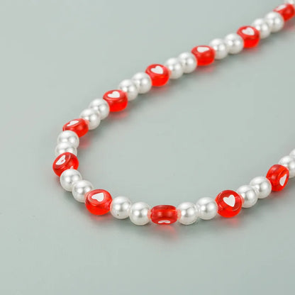 Fashion New Creative Heart-Shaped Smile Face Necklace