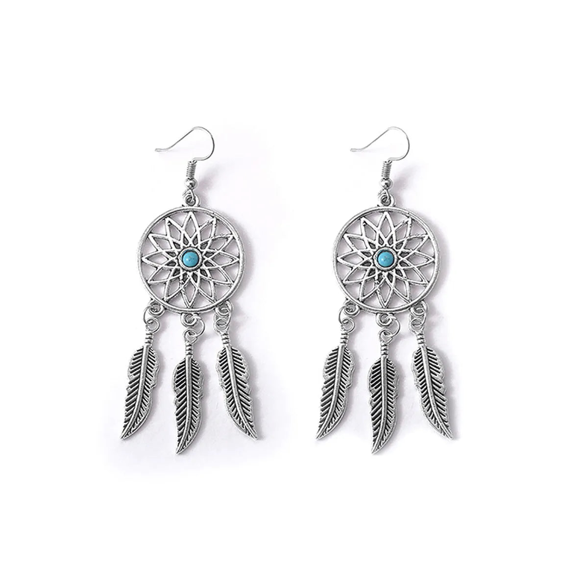 Fashion New Dream Catcher Feather Earrings For Women Wholesale