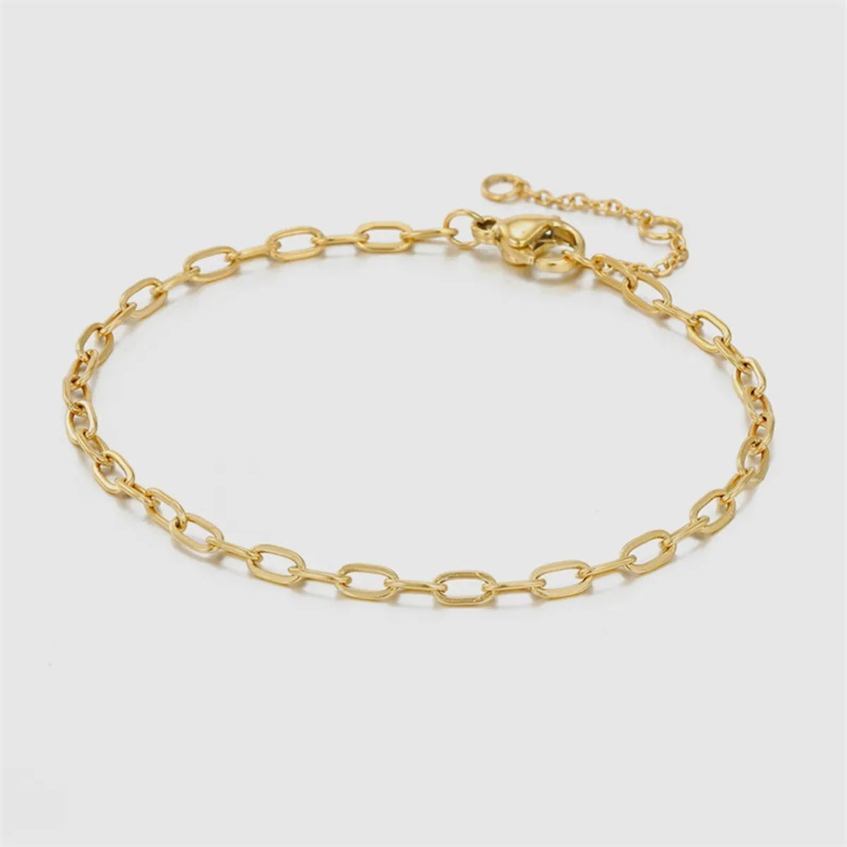 Fashion New Gold-plated Female Stainless Steel Chain Simple Hand Bracelet