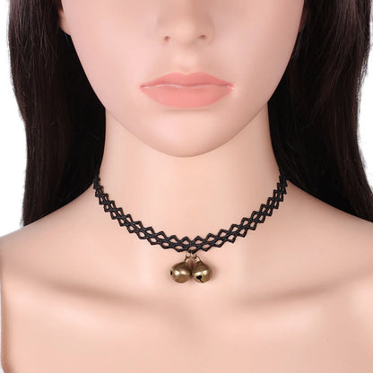 Fashion New Gothic Neckband Choker Collar Lace Necklace Set