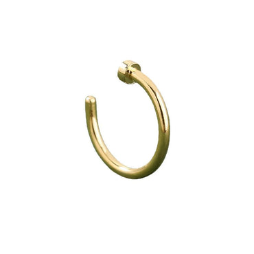 Fashion New Personality Exaggerated Stainless Steel False Nose Ring C-shaped Nose Nail Jewelry