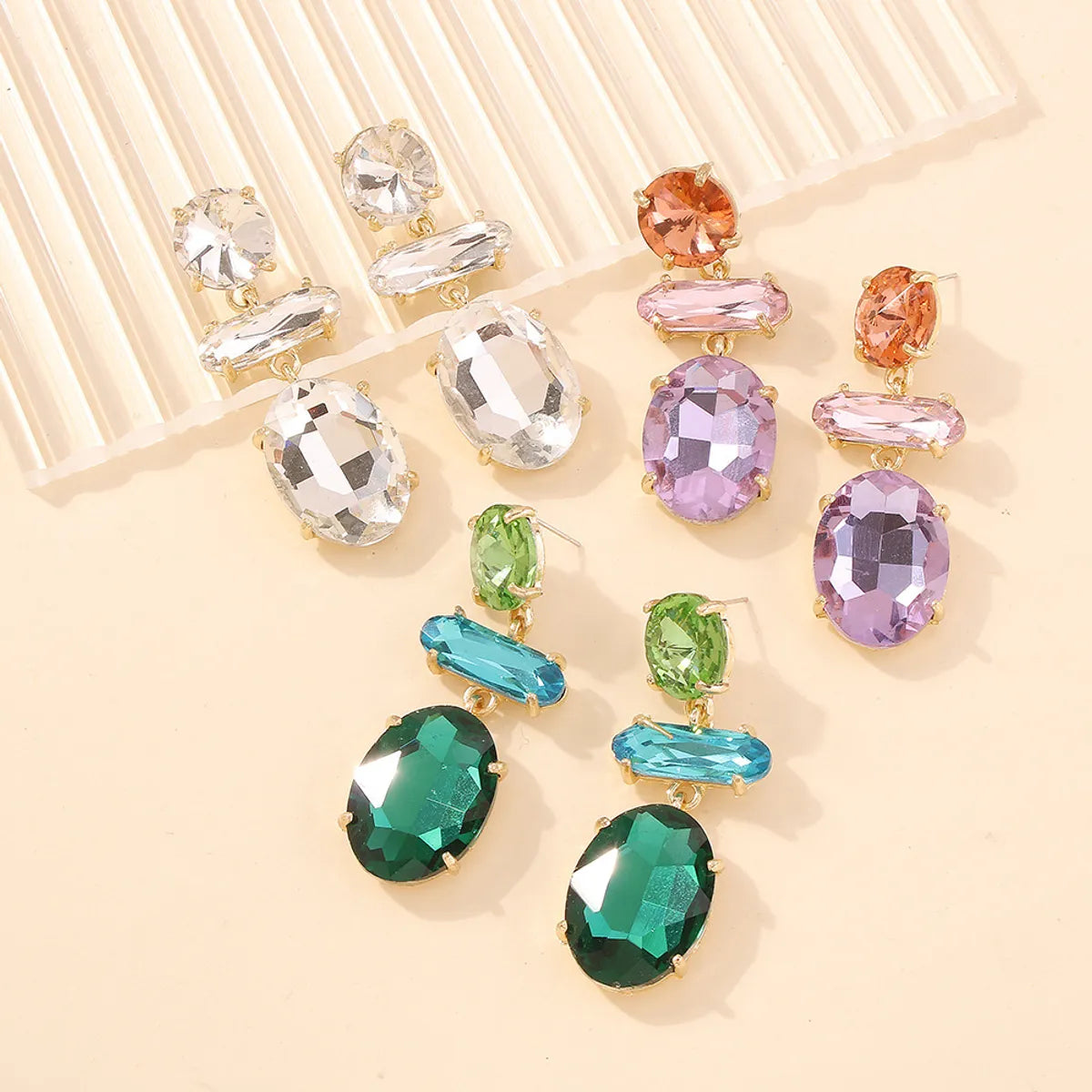 Fashion New Style Diamond Exaggerated Earrings