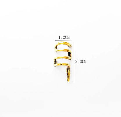 Fashion Non-Pierced Invisible Snake Shaped Alloy Ear Clip