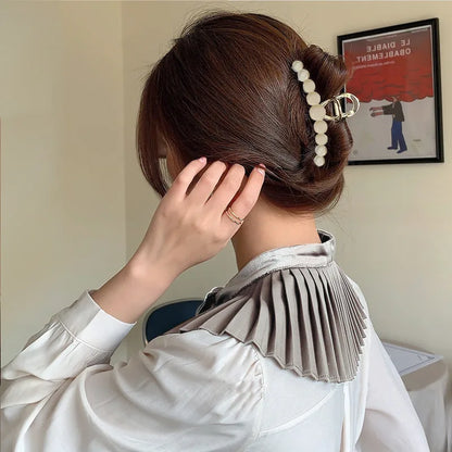 Fashion Opal Grip Retro New Large Metal Hair Clip Hair Accessories