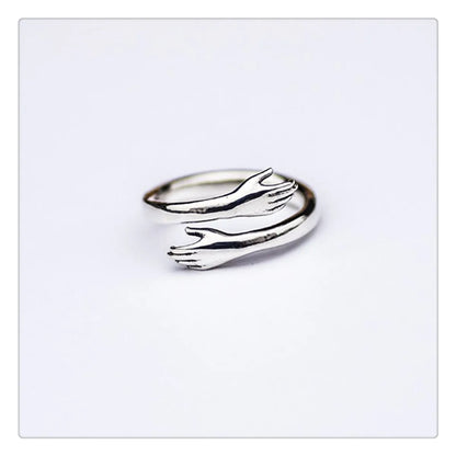 Fashion Palm Copper Plating Open Ring