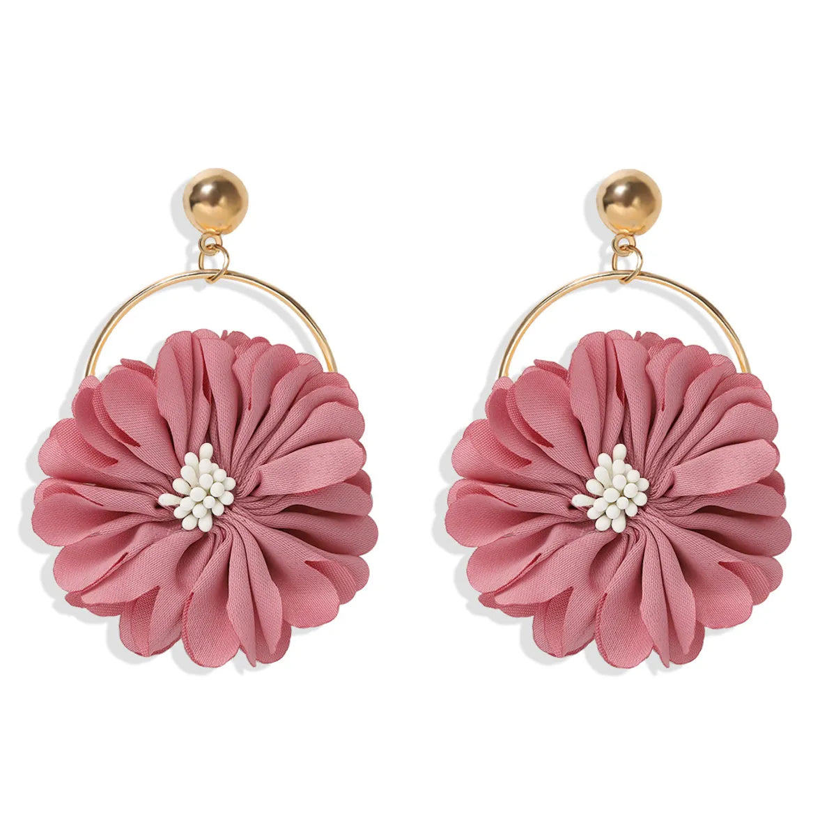 Fashion Personality Creative Simulation Flower Earrings