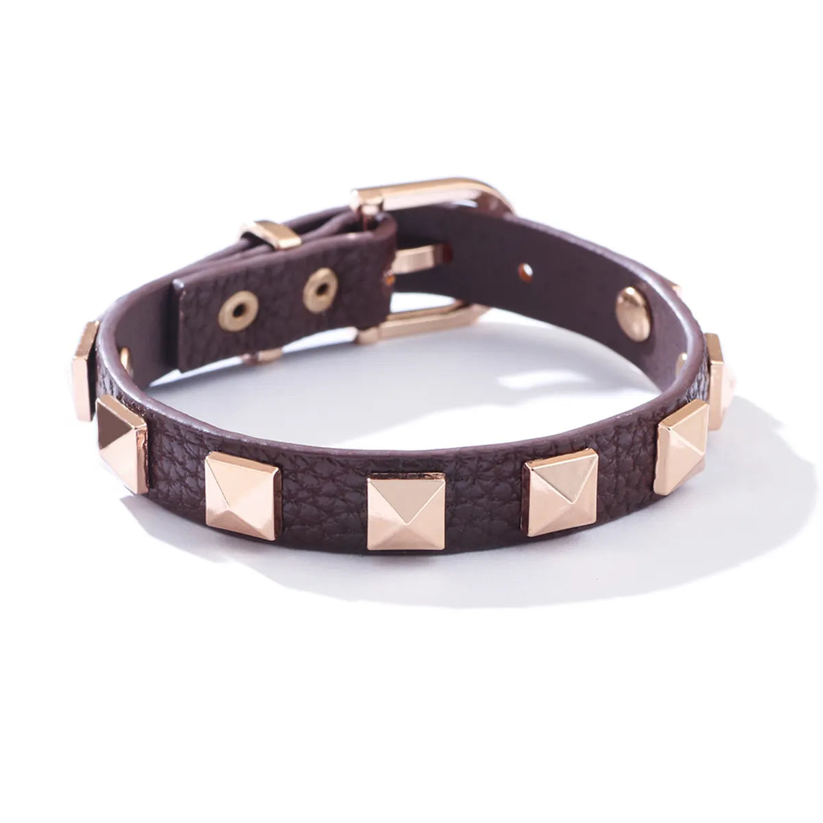 Fashion Personality Pu Leather Big V Shape Bracelet