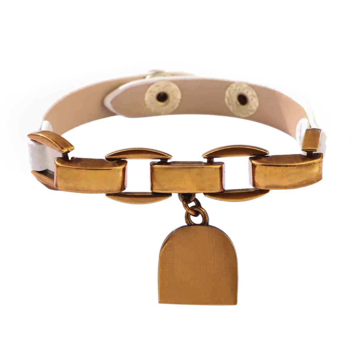 Fashion Personality Pu Leather Big V Shape Bracelet