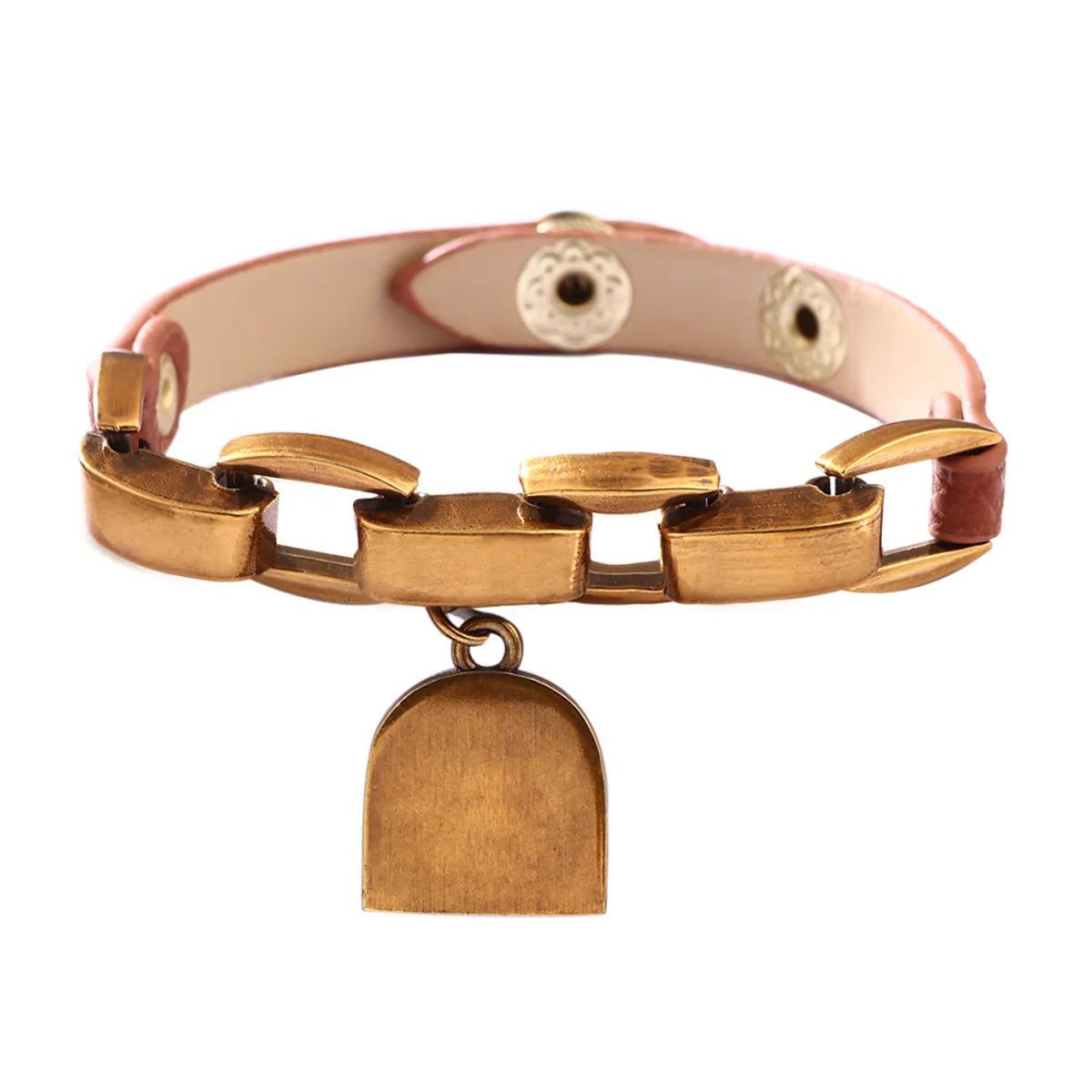 Fashion Personality Pu Leather Big V Shape Bracelet